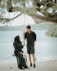 Foto-Prewedding-Islami-Di-Pantai